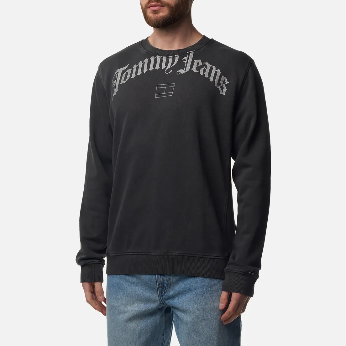 Tommy Jeans Мужская толстовка Relaxed Grunge Arch Crew Neck