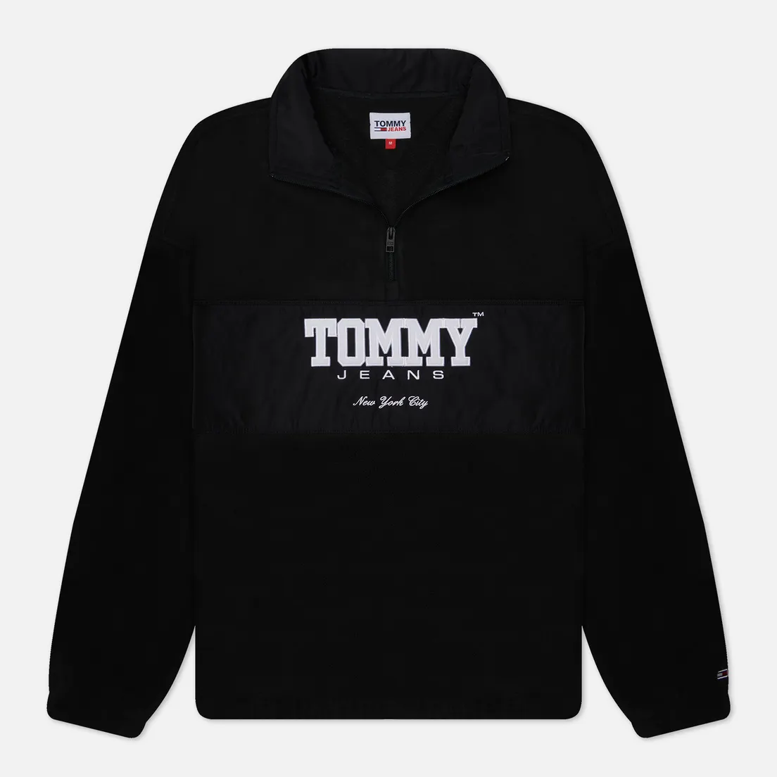 Tommy Jeans Мужская толстовка Oversized Fabric Mix 1/2 Zip Polar