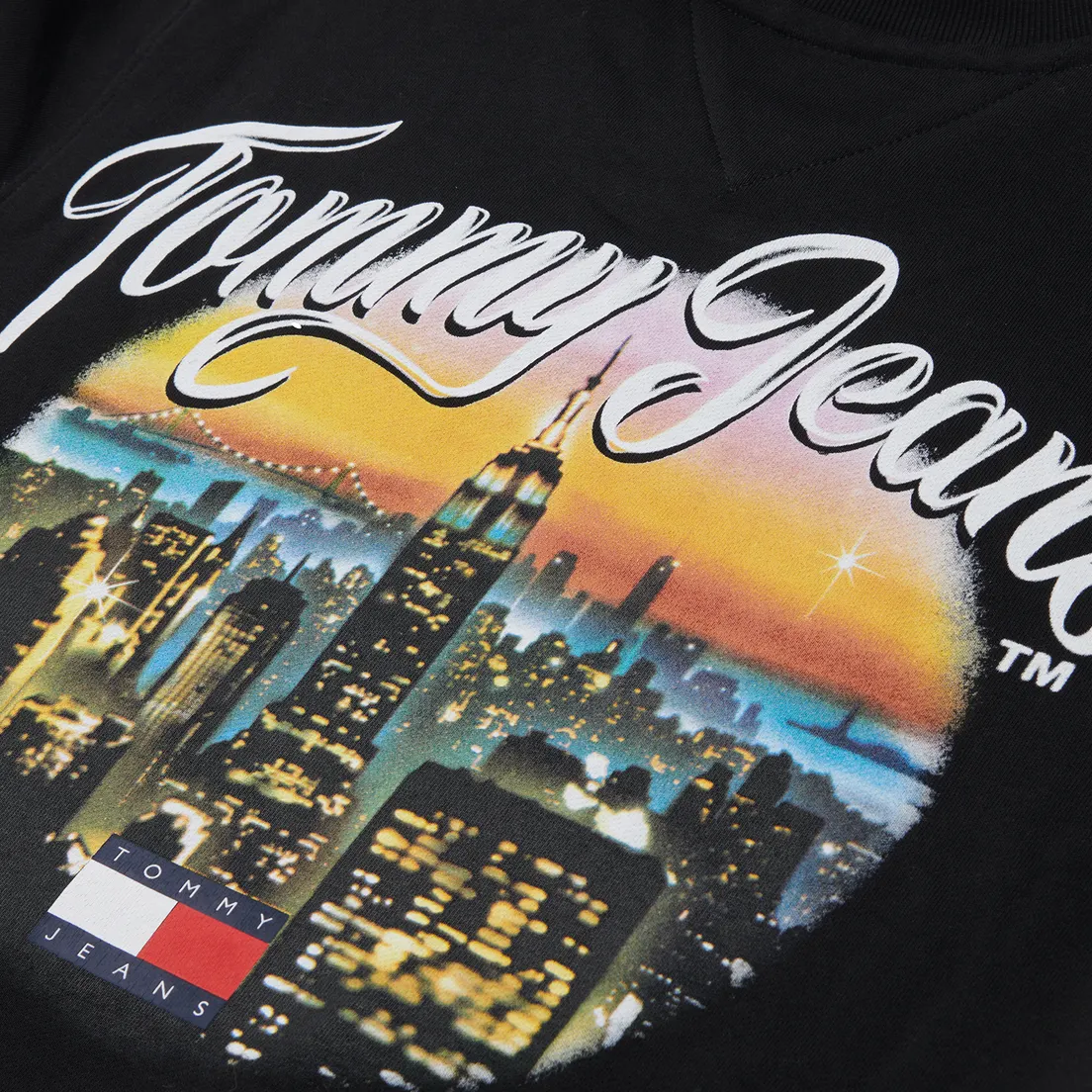 Tommy Jeans Мужская толстовка Regular Vintage City Crew Neck