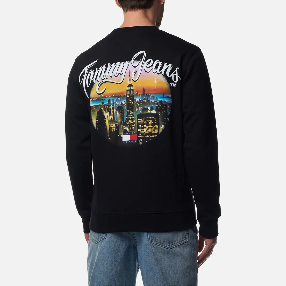 Tommy Jeans Мужская толстовка Regular Vintage City Crew Neck