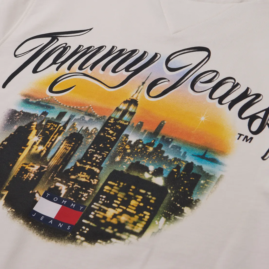 Tommy Jeans Мужская толстовка Regular Vintage City Crew Neck