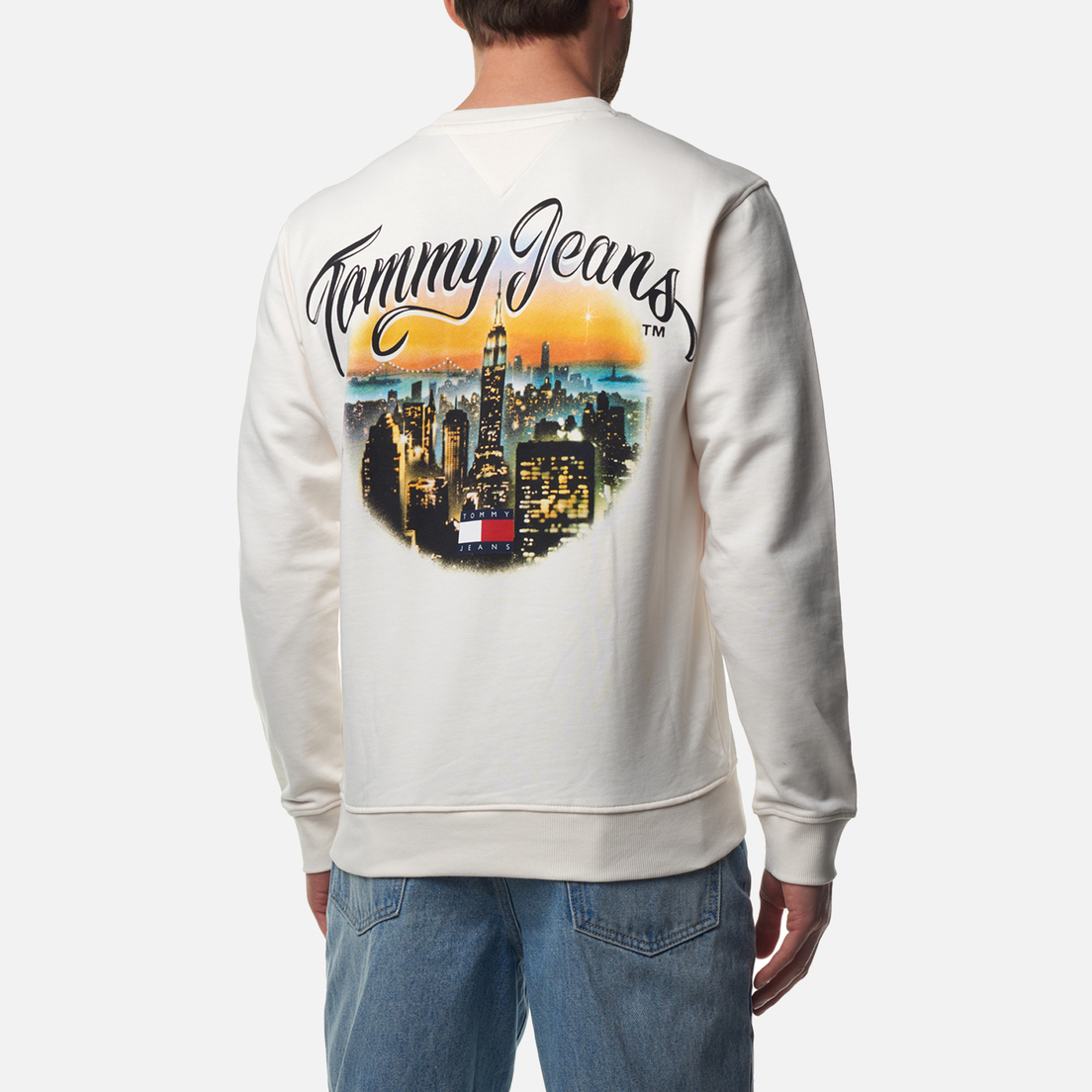 Tommy Jeans Мужская толстовка Regular Vintage City Crew Neck