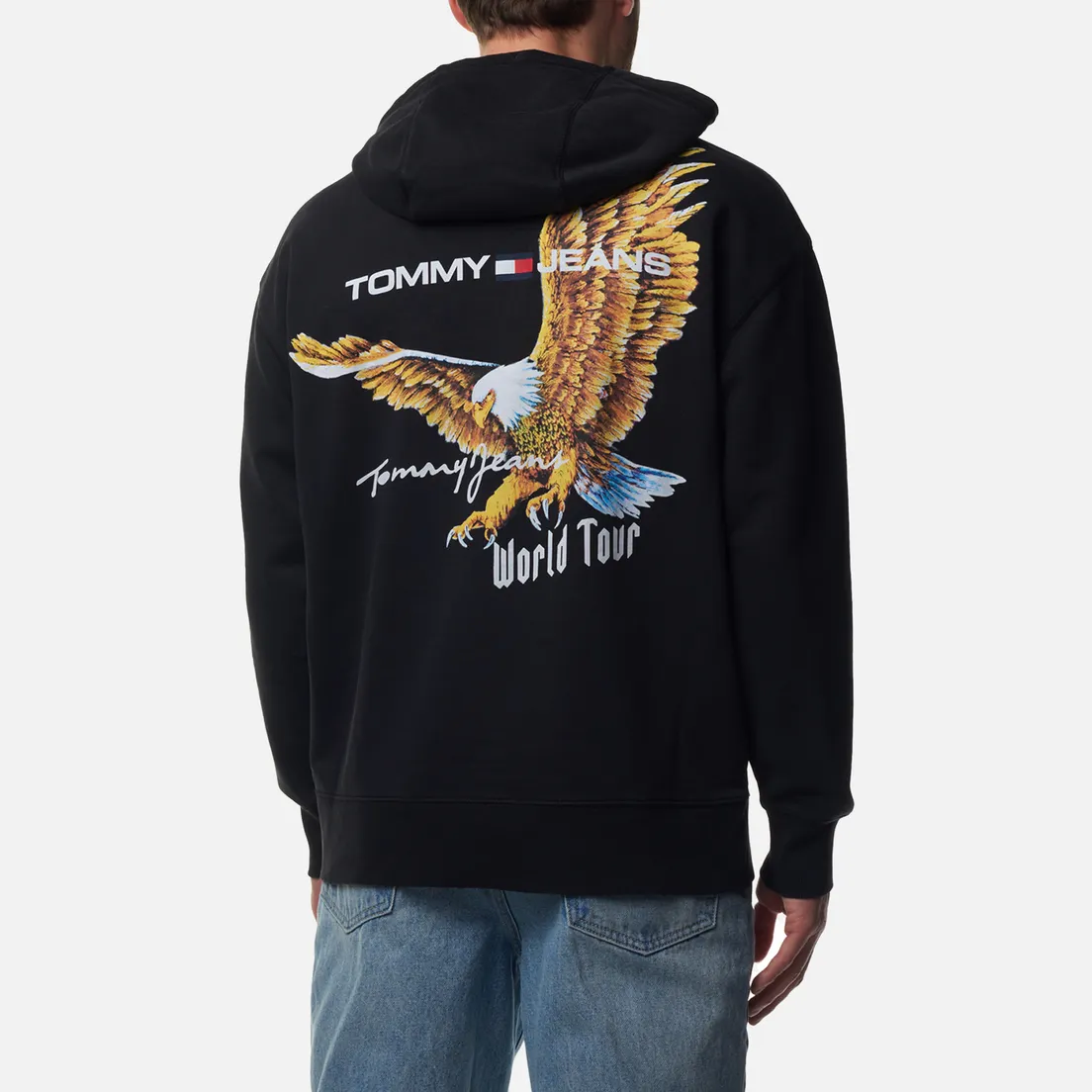 Tommy Jeans Мужская толстовка Relaxed Vintage Eagle Hoodie