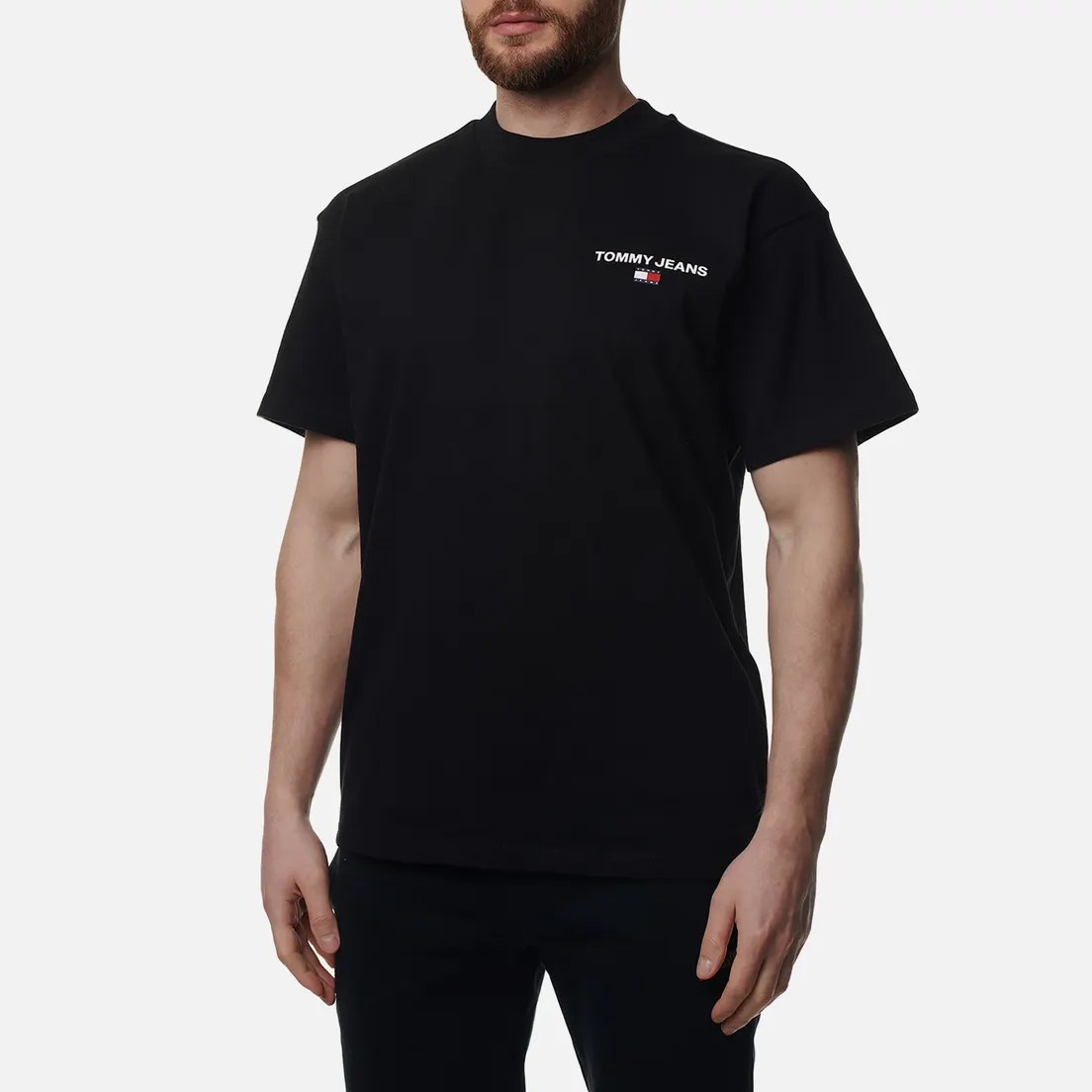 Tommy Jeans Мужская футболка Relaxed Mock Neck
