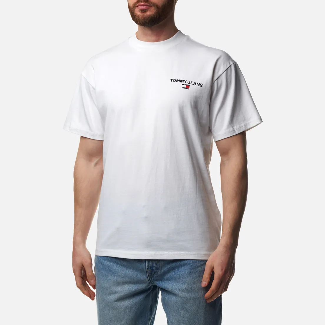 Tommy Jeans Мужская футболка Relaxed Mock Neck
