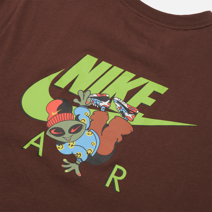 Мужская футболка Nike, цвет коричневый, размер S DM2217-284 Fantasy Alien Air - фото 3