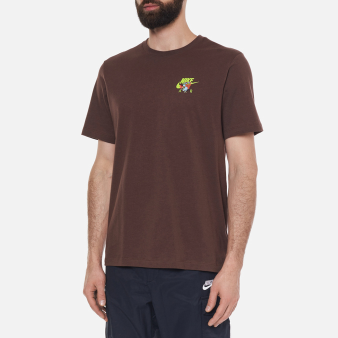 Мужская футболка Nike, цвет коричневый, размер S DM2217-284 Fantasy Alien Air - фото 4