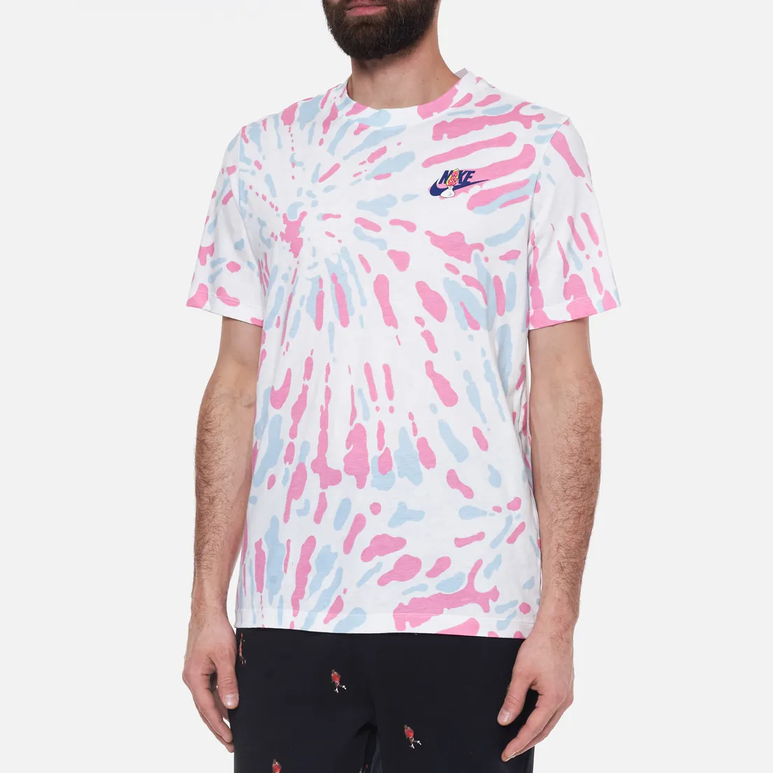 Nike Мужская футболка Black Light Tie-Dye
