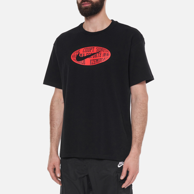 Мужская футболка Nike, цвет чёрный, размер L DM2353-010 NRG OG Cont 3 - фото 3