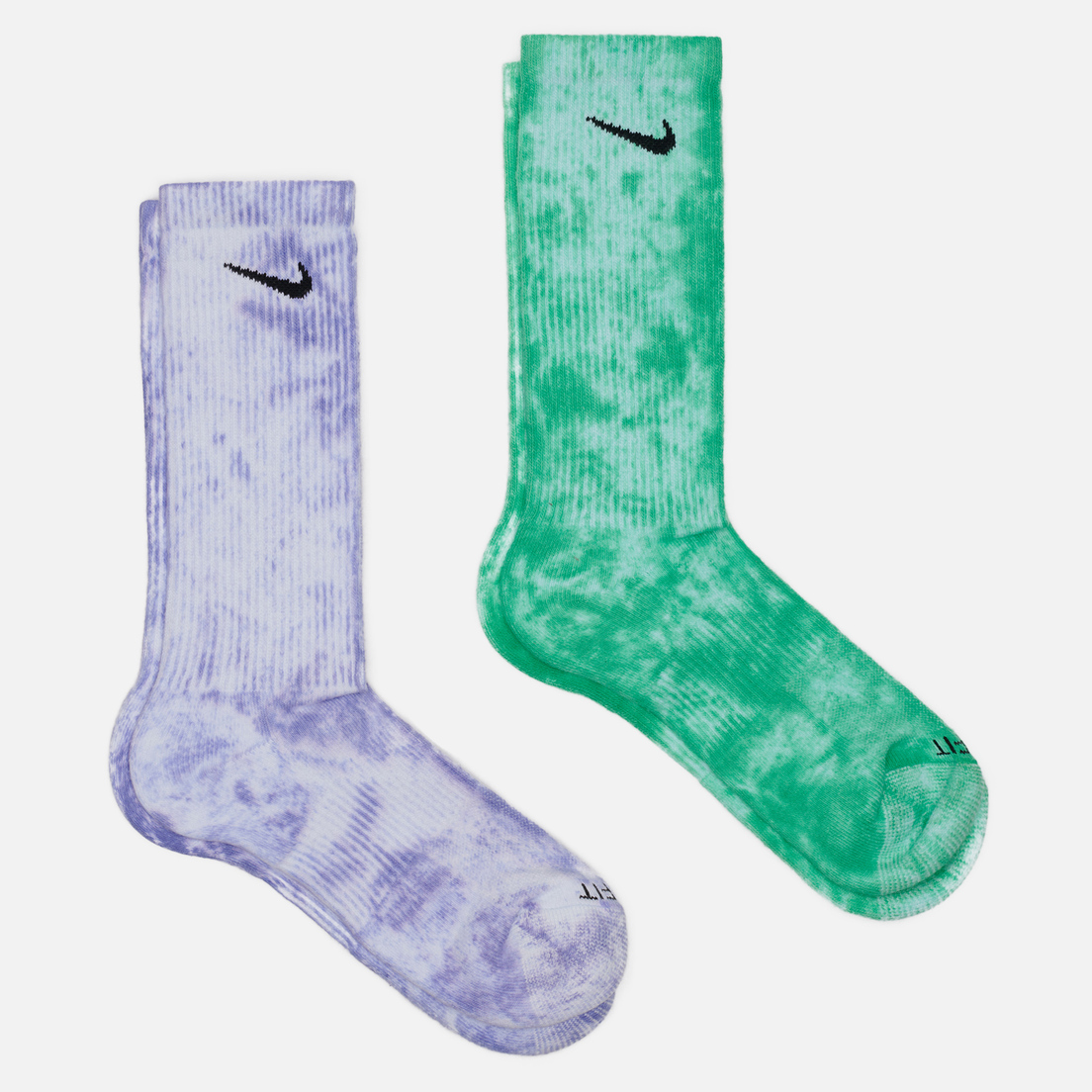 Nike Комплект носков 2-Pack Everyday Plus Cush Tie-Dye Crew