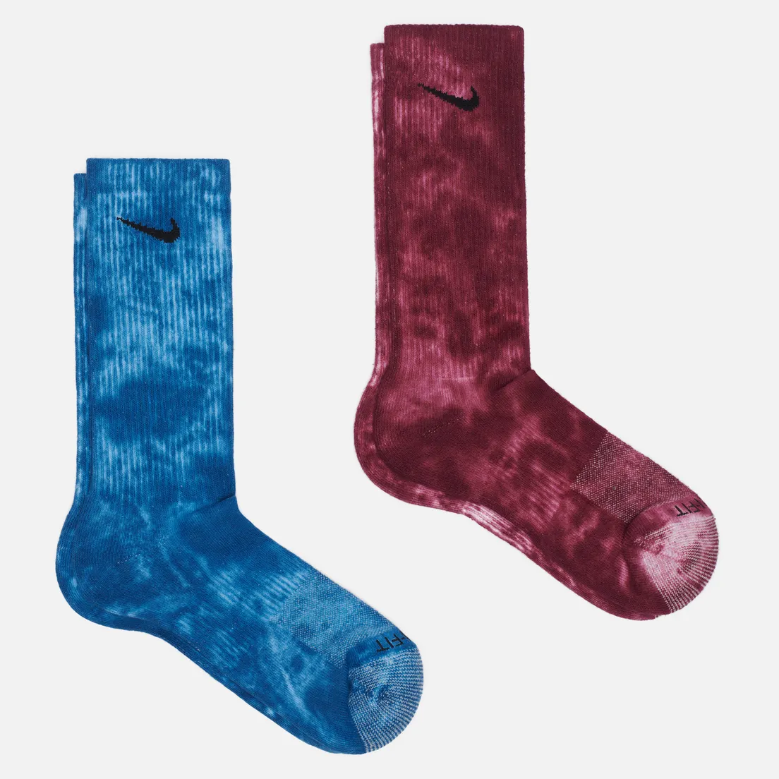 Nike Комплект носков 2-Pack Everyday Plus Cush Tie-Dye Crew
