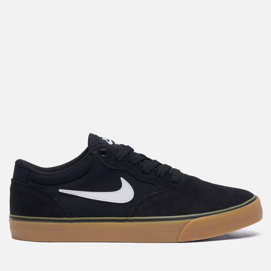 Мужские кроссовки Nike SB Chron 2 Black/White/Black/Gum Light Brown