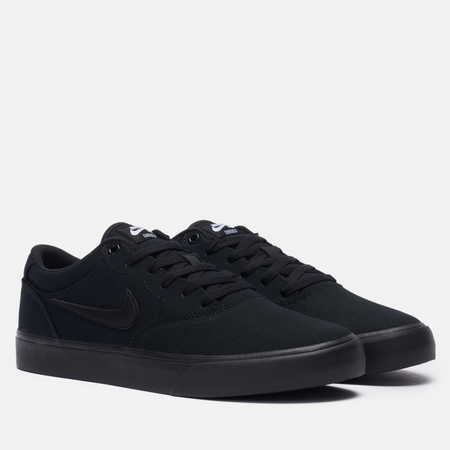 Мужские кроссовки Nike SB Chron 2 CNVS, цвет чёрный, размер 46 EU