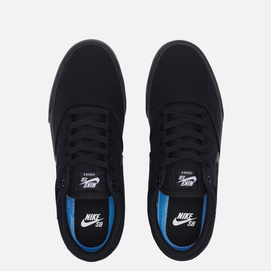 Мужские кроссовки Nike SB Chron 2 CNVS Black/Black/Black
