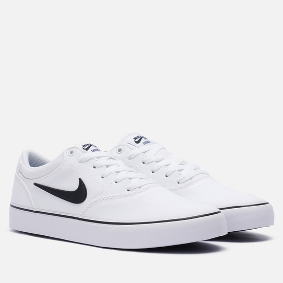 Мужские кроссовки Nike SB Chron 2 CNVS White/Black/White