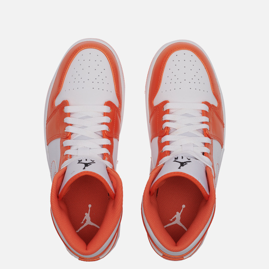 Мужские кроссовки Jordan Air Jordan 1 Mid SE Electro Orange/Black/White