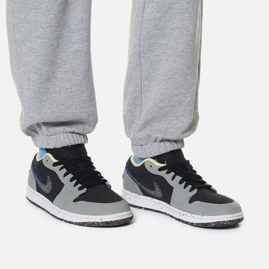 Мужские кроссовки Jordan Air Jordan 1 Low Se Crater Light Smoke Grey/Multi-Color/Black