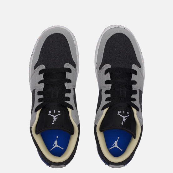 Подростковые кроссовки Jordan Air Jordan 1 Low SE GS Crater Light Smoke Grey/Multi-Color/Black