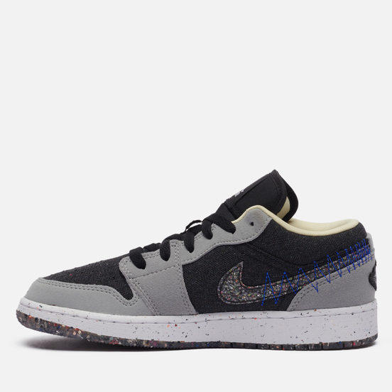 Подростковые кроссовки Jordan Air Jordan 1 Low SE GS Crater Light Smoke Grey/Multi-Color/Black