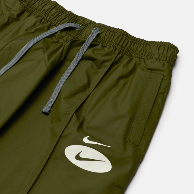 Мужские брюки Nike, цвет оливковый, размер XXL DM5485-326 Swoosh League Woven Lined - фото 2
