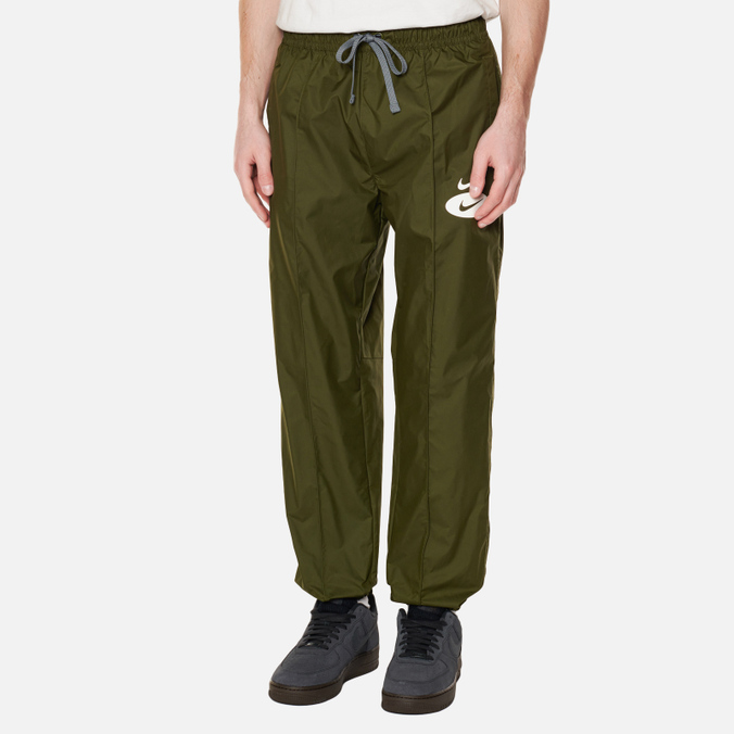 Мужские брюки Nike, цвет оливковый, размер XXL DM5485-326 Swoosh League Woven Lined - фото 4