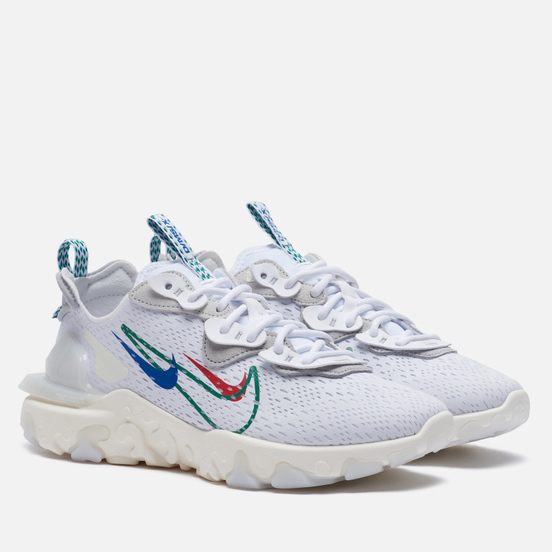 Мужские кроссовки Nike React Vision White/Green Noise/Sail/Pure Platinum