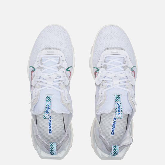 Мужские кроссовки Nike React Vision White/Green Noise/Sail/Pure Platinum