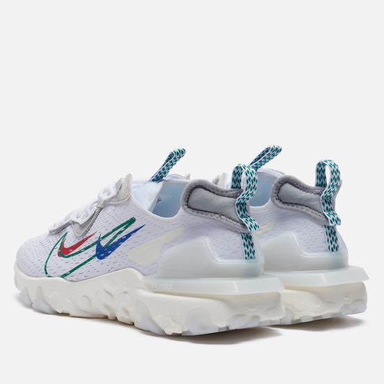Мужские кроссовки Nike React Vision White/Green Noise/Sail/Pure Platinum