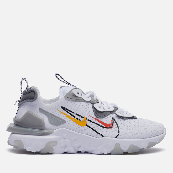 Мужские кроссовки Nike React Vision White/Black/Light Smoke Grey/Smoke Grey