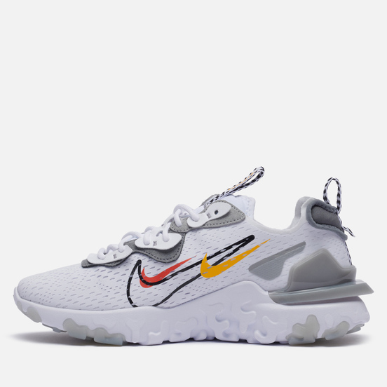 Мужские кроссовки Nike React Vision White/Black/Light Smoke Grey/Smoke Grey