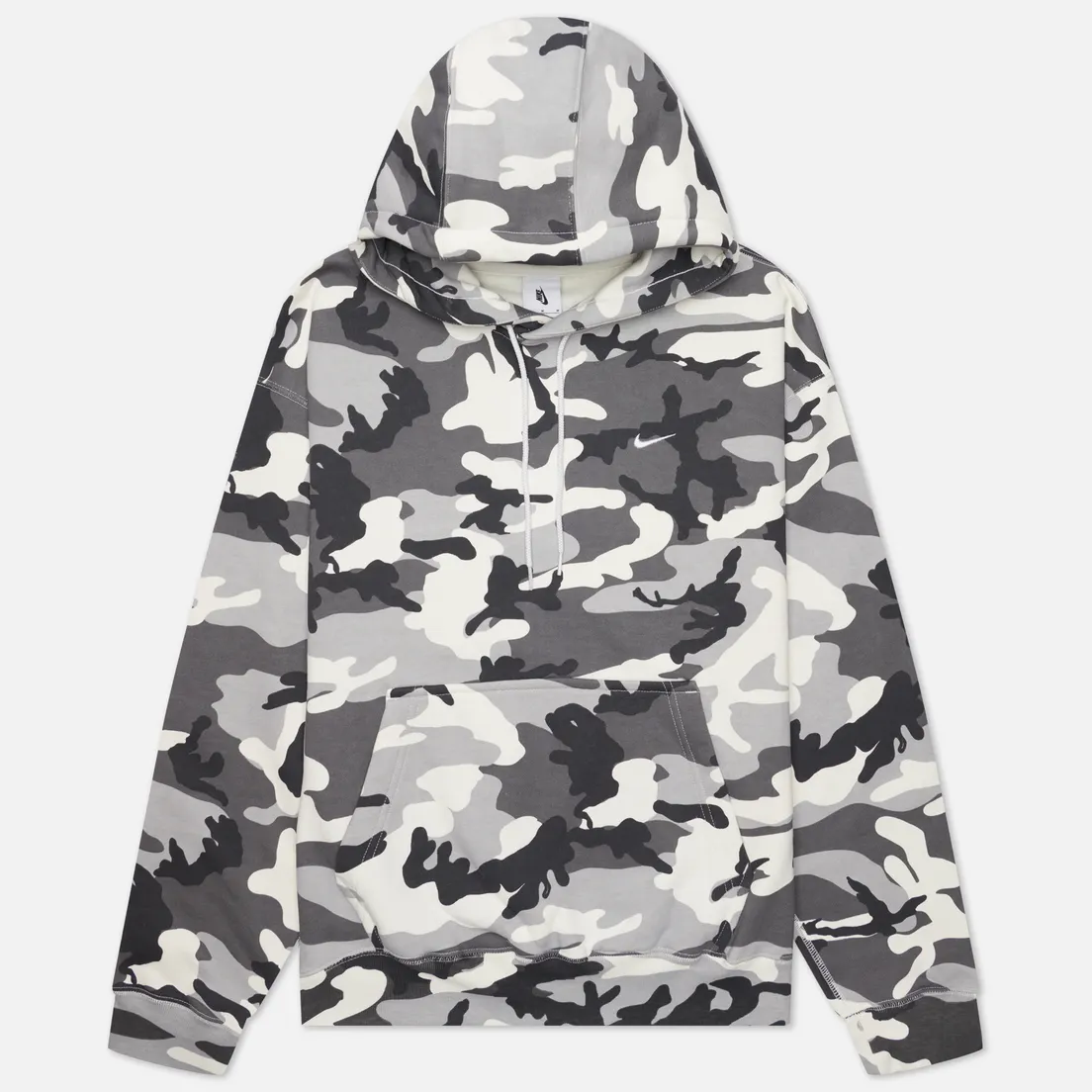 Nike Мужская толстовка NRG Solo Swoosh Camo Fleece Hoodie