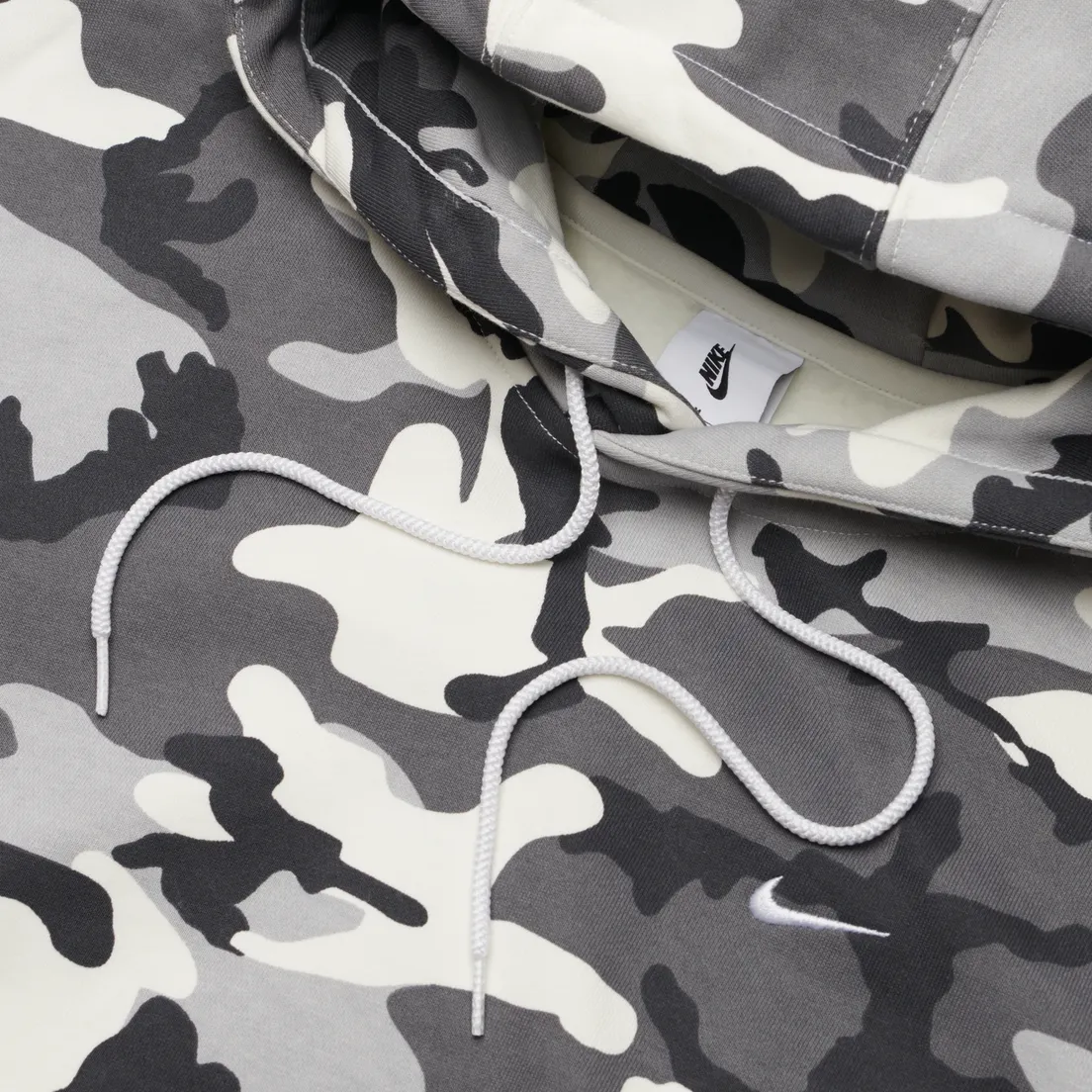 Nike Мужская толстовка NRG Solo Swoosh Camo Fleece Hoodie