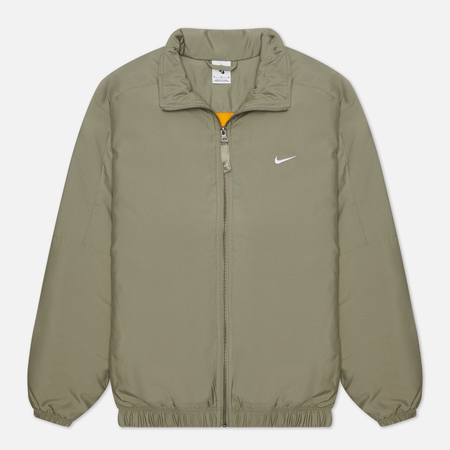 Мужская куртка Nike Solo Swoosh Satin, цвет оливковый, размер S