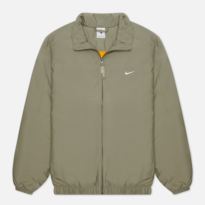 Мужская куртка Nike, цвет оливковый, размер S DN1266-320 Solo Swoosh Satin - фото 1