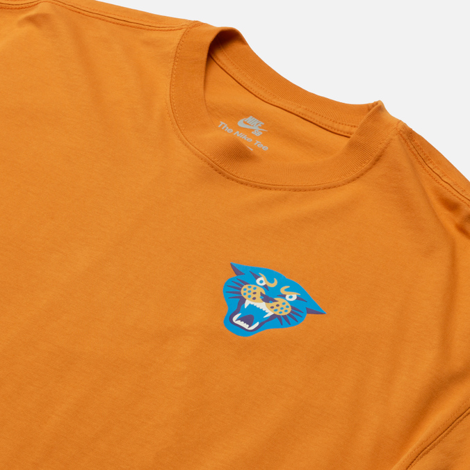 Мужская футболка Nike SB, цвет оранжевый, размер S DN7289-738 Panther - фото 2