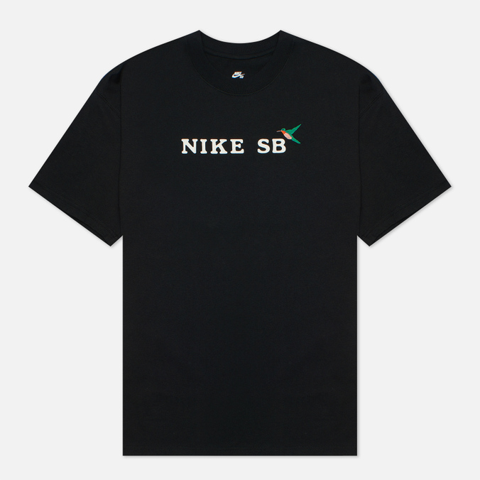 Мужская футболка Nike SB, цвет чёрный, размер L DN7291-010 Hummingbird - фото 1