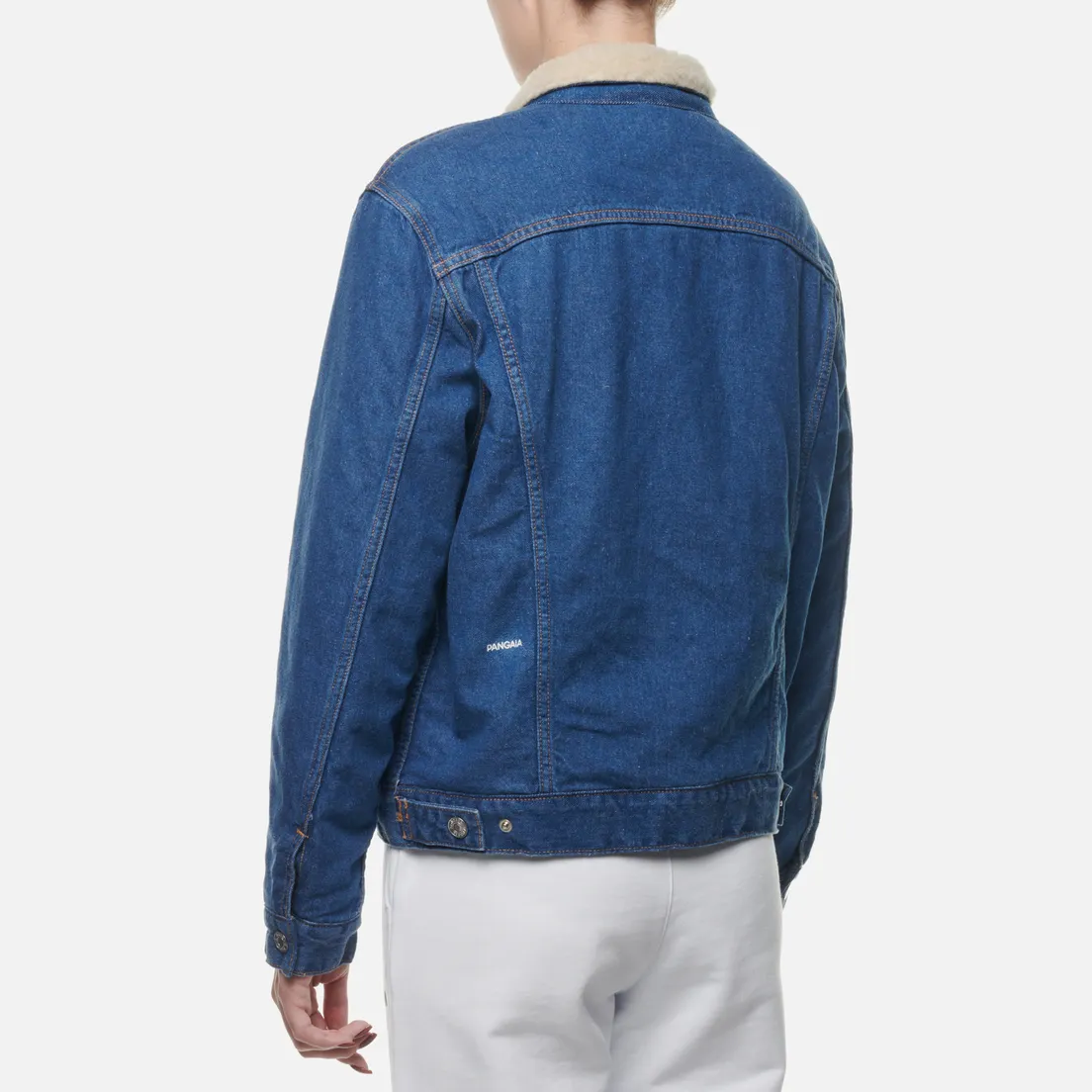 PANGAIA Женская джинсовая куртка Panhemp Sherpa Denim