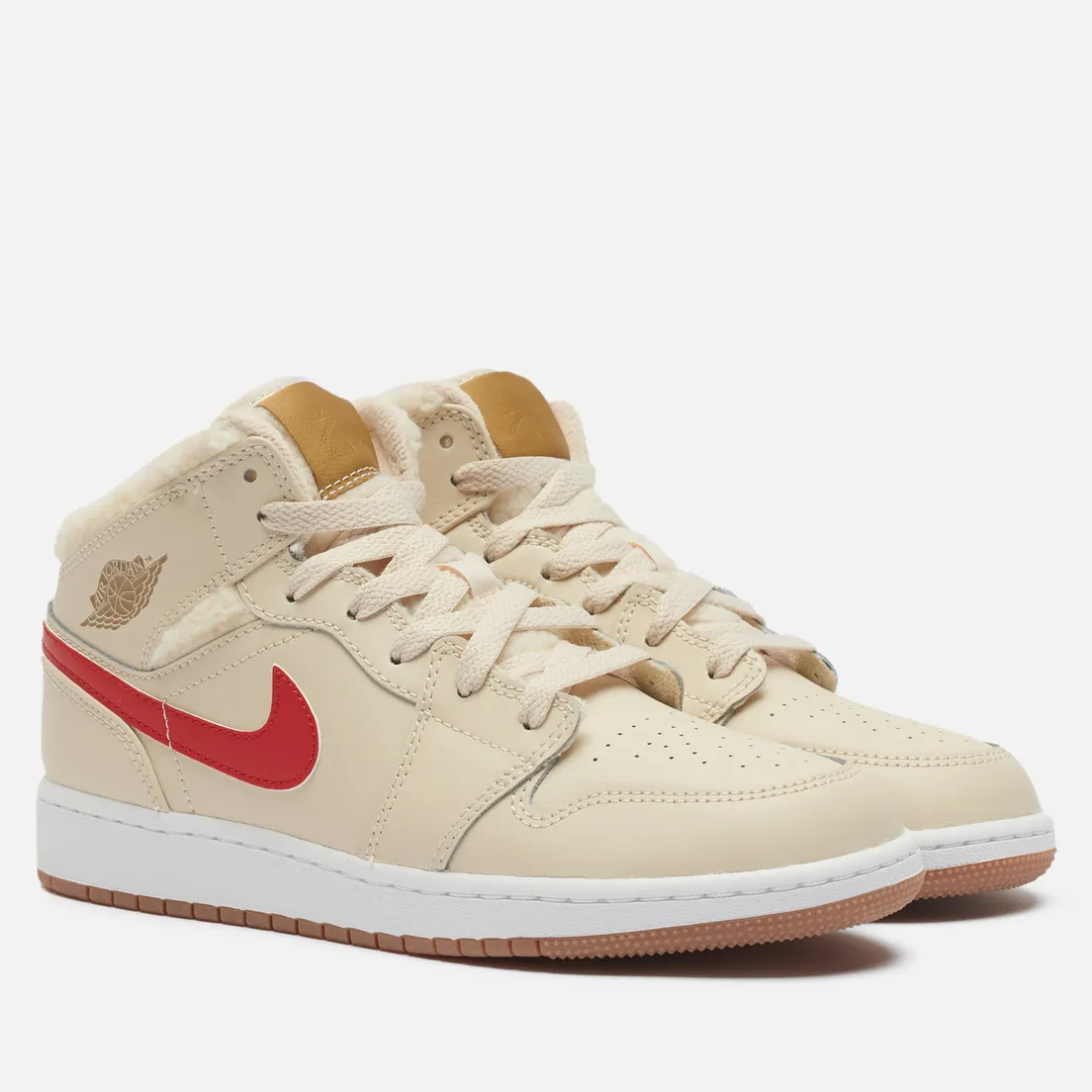 Jordan Подростковые кроссовки Air Jordan 1 Mid UTL GS Fleece