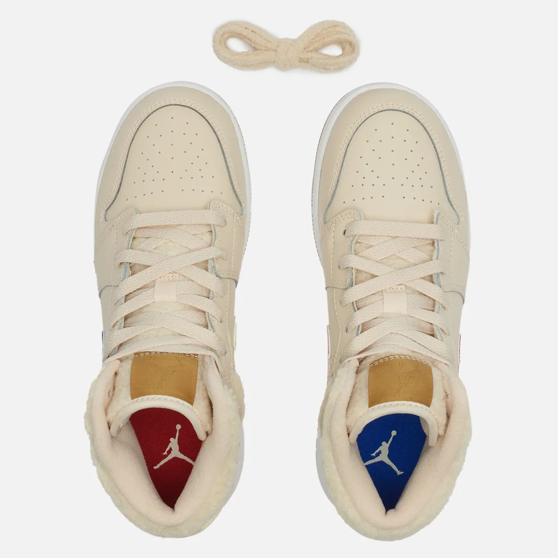 Jordan Подростковые кроссовки Air Jordan 1 Mid UTL GS Fleece