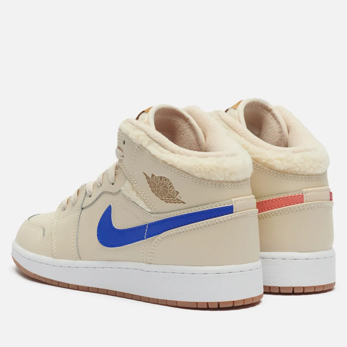 Jordan Подростковые кроссовки Air Jordan 1 Mid UTL GS Fleece
