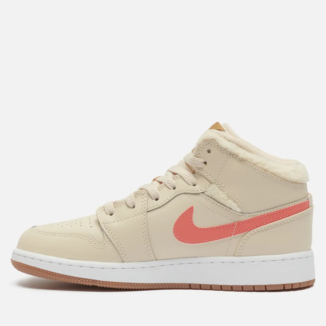 Jordan Подростковые кроссовки Air Jordan 1 Mid UTL GS Fleece