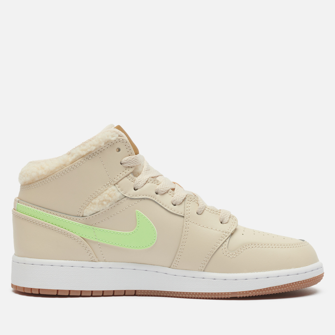 Jordan Подростковые кроссовки Air Jordan 1 Mid UTL GS Fleece
