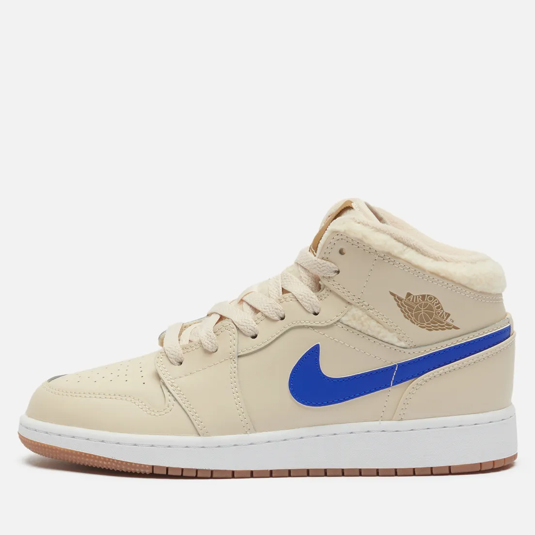 Jordan Подростковые кроссовки Air Jordan 1 Mid UTL GS Fleece
