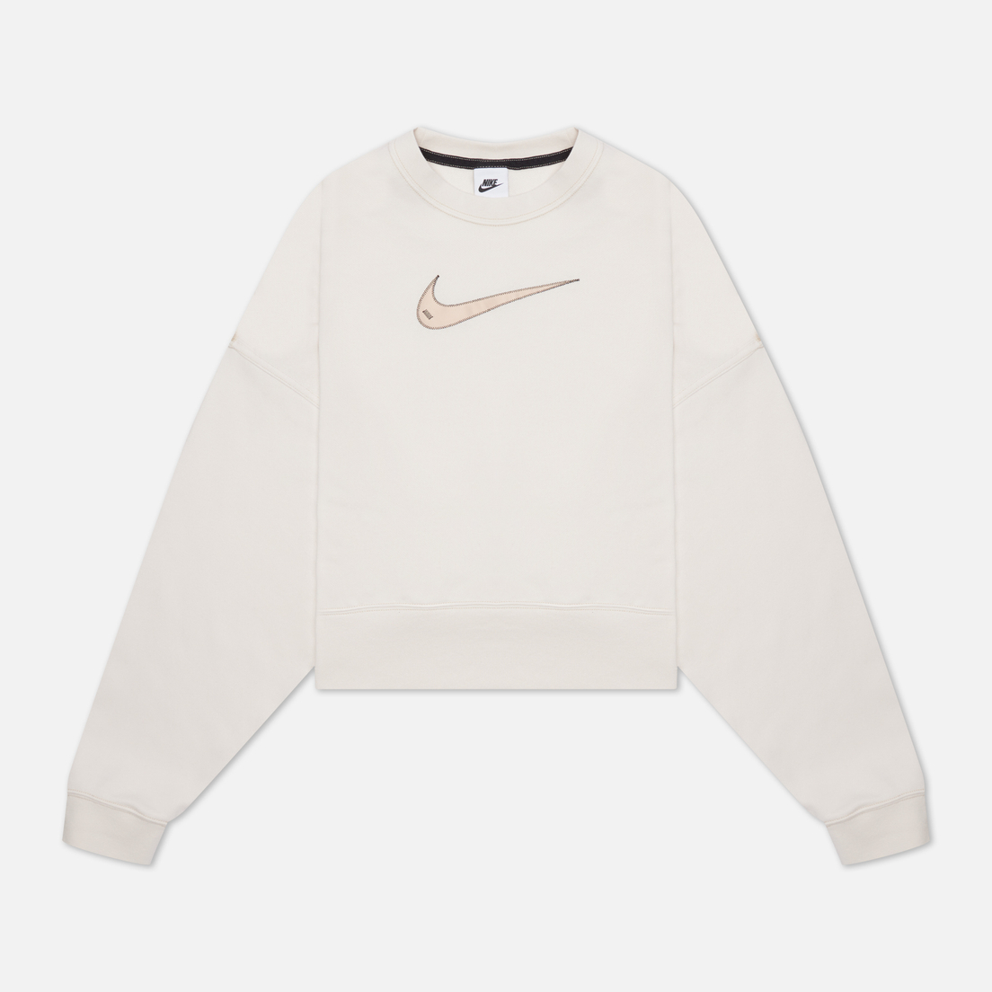 Женская толстовка Nike Swoosh Fleece Cropped Crew, DO7211-030