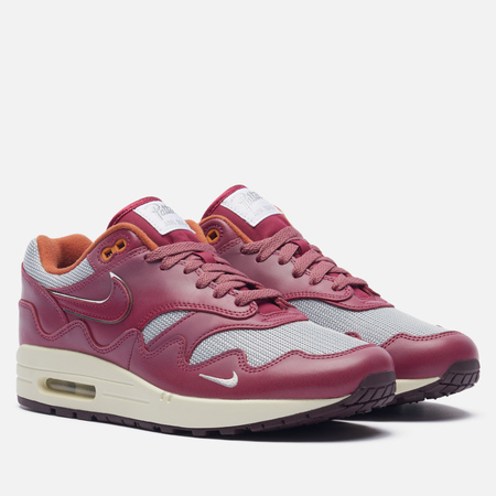 фото Кроссовки nike x patta air max 1, цвет розовый, размер 38 eu