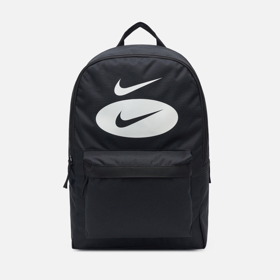 plain black nike backpack