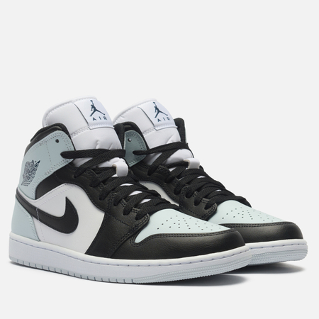 Мужские кроссовки Jordan Air Jordan 1 Mid, цвет чёрный, размер 43 EU