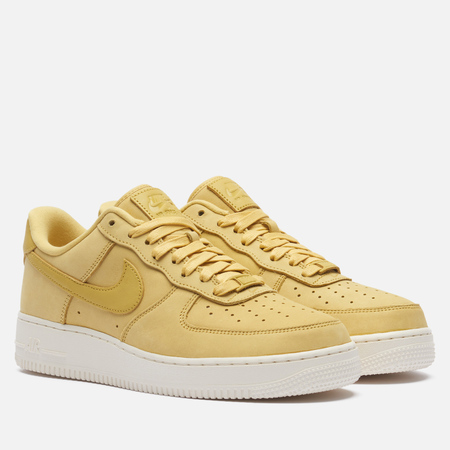 фото Кроссовки nike wmns air force 1 low premium mf, цвет золотой, размер 36 eu