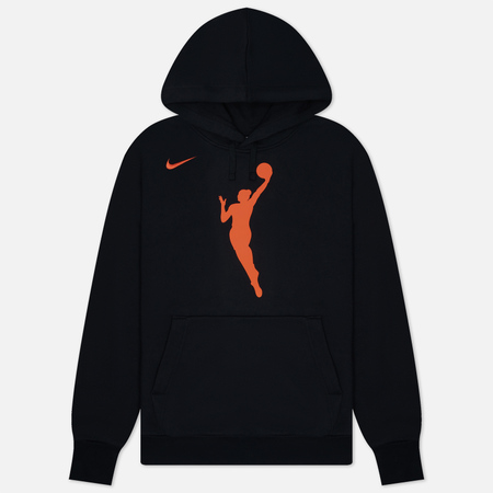 фото Мужская толстовка nike wnba fleece hoodie, цвет чёрный, размер s