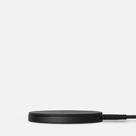 Беспроводное зарядное устройство Native Union Drop Wireless Charger Classic Leather Black